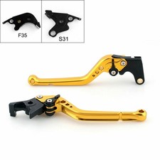 Longues Leviers de frein d'embrayage pour Suzuki B-KING 2008-2011 Gold A'