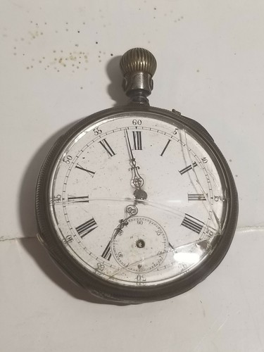 Vintage remontoir silver tone - silver,