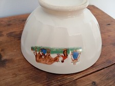 Bol À Facettes Vintage Décor Ferme/Vache/Enfants