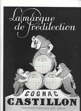 AD PUBLICITE  VINS WINES VINS COGNAC CASTILLON COGNAC LARSEN