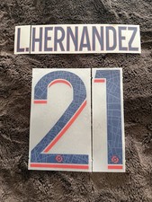 Flocage Officiel Psg 2023/2024 Lucas Hernandez Adulte Ligue 1 Extérieur 