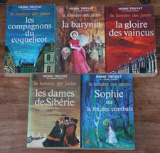 HENRI TROYAT - LA LUMIERE DES JUSTES - 5T - COMPLET - J'AI LU - 1968-1972 - BE