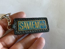 Porte clefs Saviem Renault -cuir - camion-garage- truck keychain-M