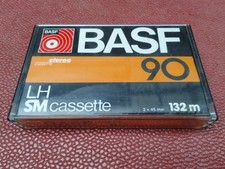 BASF LH-SM CASSETTE 90 132m Vintage 1977 Audio Tape Blank TYPE I Made in Germany