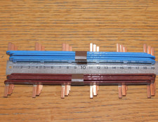 LOT SIEMENS connecteur CUIVRE barre a broche peigne de raccordement DISJONCTEUR
