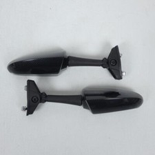 Paire de rétroviseur SPORT SERIE Carbone noir Chaft pour moto IN313