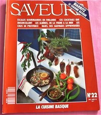 * MAGAZINE * SAVEURS N° 22 * BIARRITZ * GASTRONOMIE *