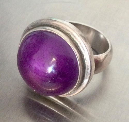 Grosse bague ancienne - grosse, argent