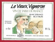 116-07 Etiquette Vin table LE
