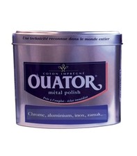 OUATOR CHROME Coton à lustrer 75 gr - Chrome, Aluminium, Inox, Zamak