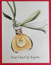 Publicité presse Parfum FIRST de VAN CLEEF & ARPELS - Montres LOCMAN Italie 2001