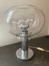 Lampe champignon Chromée et