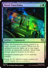 NM Foil Novel Nunchaku, MTG