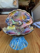 Lampe sculpture aux poissons