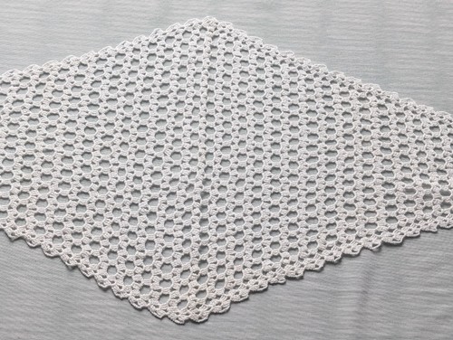 Napperon losange crochet - napperon, au