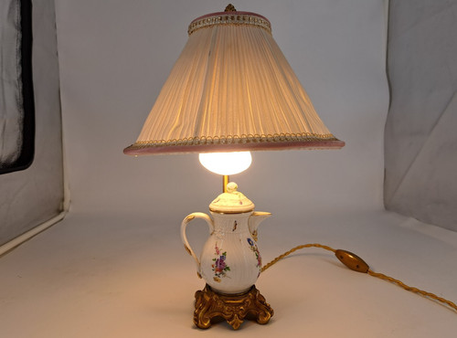 Lampe ancien pot - ancien, lait