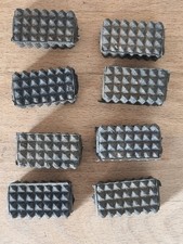 lot de 8 patins de pédales caoutchouc noir vélo ville PEUGEOT neuf époque