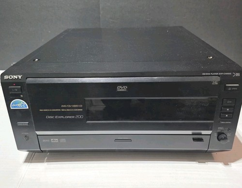 Sony dvp cx850d disc explorer - dvp-cx850d,