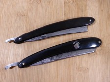 Lot 2 anciens rasoirs coupe choux BEAUJEU et MOUTHON France