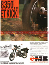 Publicité MZ 125 ETZ Advertising Moto #00175