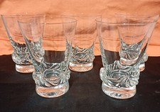 lot de 5 verres cristal daum