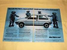AUSTIN MINI Metro  Publicité