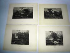 DUPRE JULES (1811-1889)4 EAUX