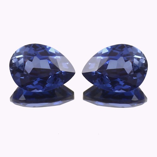 Aaa saphir bleu ceylan - bleu, naturel