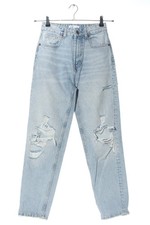 ZARA Jean mom Dames Jeans T EU 34 bleu pâle style décontracté