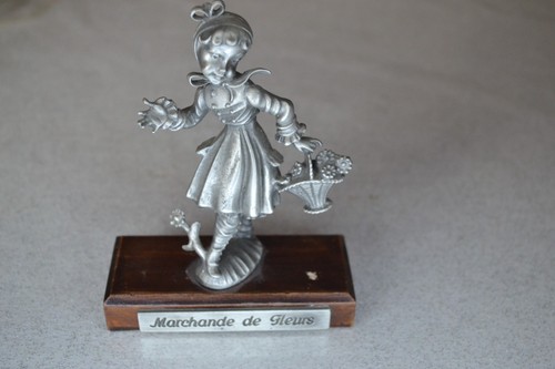 Figurine étain marchande - figurine,