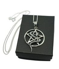 Collier pendentif pentacle