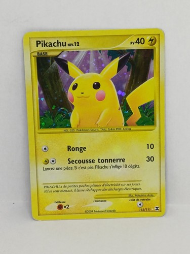 Carte pokémon pikachu - (cs2),