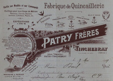 Facture TINCHEBRAY Orne