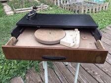 Tourne-disque tiroir Philips HF 303, vintage 1950, rare