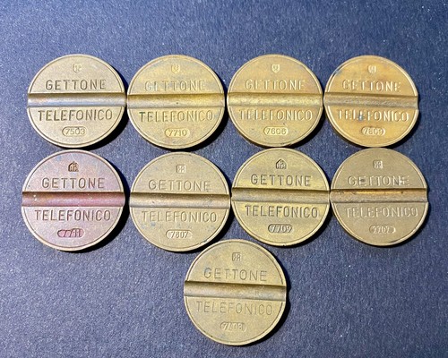 Jeton téléphonique gettone - jeton,