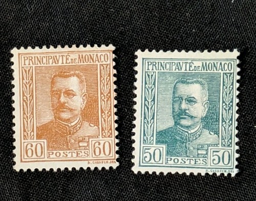 Lot timbres monaco louis - lot, 2
