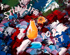 Artiste B Jost , acrylique carton entoilé 2023 , 30 x 24cm , ref Artmajeur  .