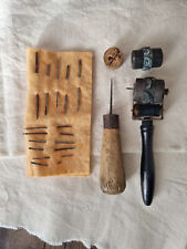 outils anciens mercerie couture broderie cuir