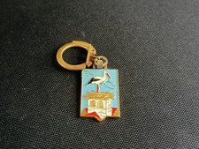 Porte clé Cigogne Cheminée -