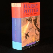 2000 Harry Potter and the Goblet of Fire J K Rowling First Edition Dust Wrapper