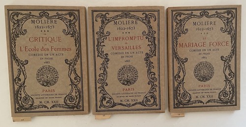 Molière lot livres de - molière,,