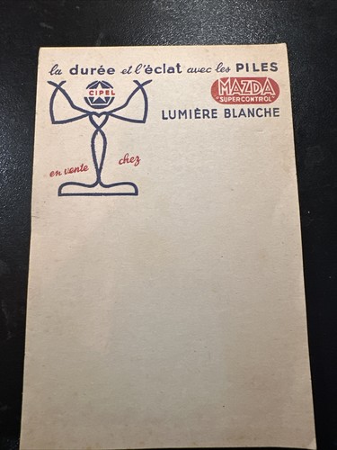 Rare petit carnet - petit, publicitaire
