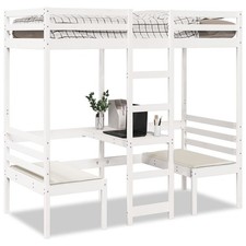 Lit mezzanine avec bureau - , et