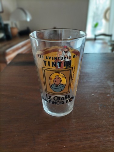 Grand verre tintin - grand, cm