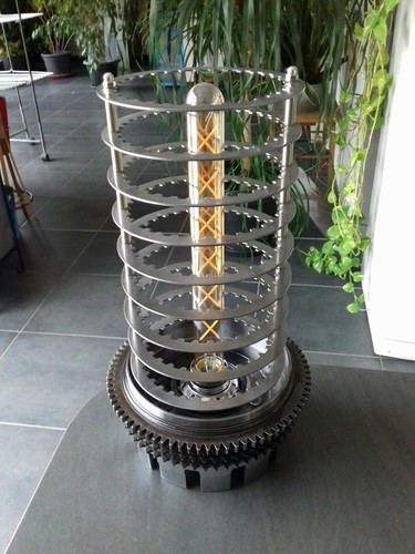 Lampe steampunk pieces harley - steampunk,