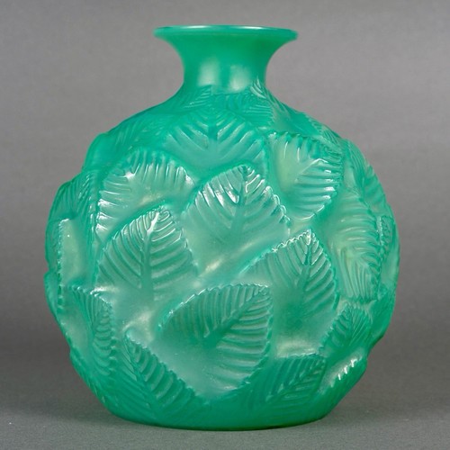 Vase ormeaux verre vert - ormeaux,
