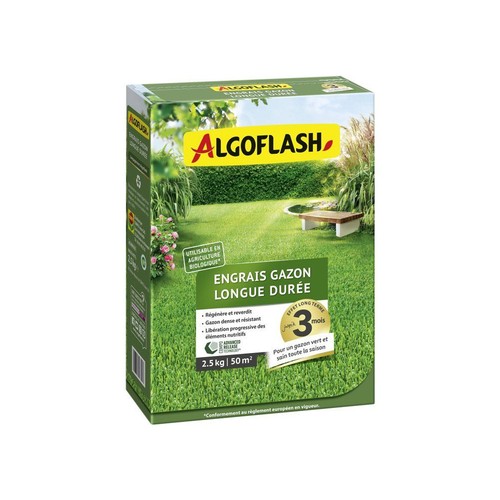 Engrais gazon algoflash - gazon,