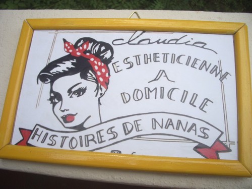 Cadre déco esthéticienne