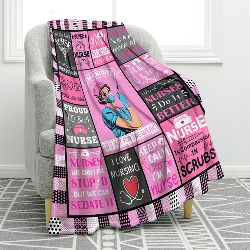 50x60 inch nurse blanket soft - inch,
