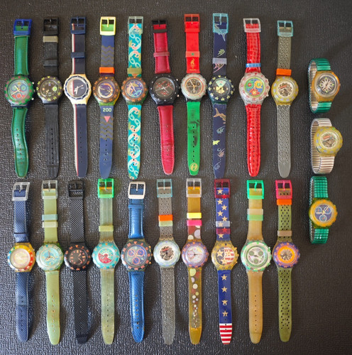 Swatch scuba set - of, watches